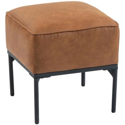 OEM Repose-pieds De Salon, Tabouret Bas Rembourré En Pu Avec Pieds En Acier, Rembourrage Épais, Pouf Pour Canapé, Marron - Publicité OEM Repose-pieds De Salon, Tabouret Bas Rembourré En Pu Avec Pieds En Acier, Rembourrage Épais, Pouf Pour Canapé, Marron - Publicité