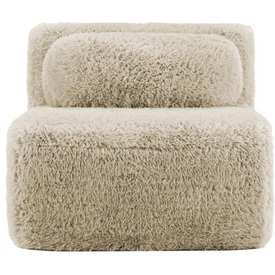 OEM Canapé Sans Accoudoirs Avec Coussin, Tissu Peluche - Kaki Clair - Publicité OEM Canapé Sans Accoudoirs Avec Coussin, Tissu Peluche - Kaki Clair - Publicité