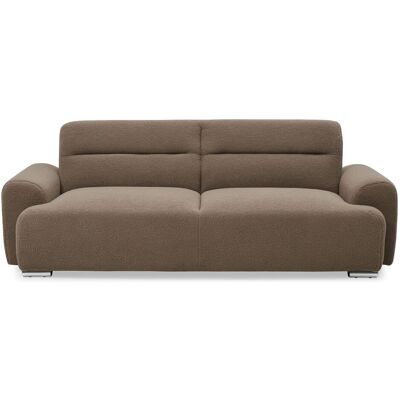 MENZZO Canapé-lit Clic-clac 3 Places Confort Lucille Tissu Bouclette Taupe - Publicité MENZZO Canapé-lit Clic-clac 3 Places Confort Lucille Tissu Bouclette Taupe - Publicité