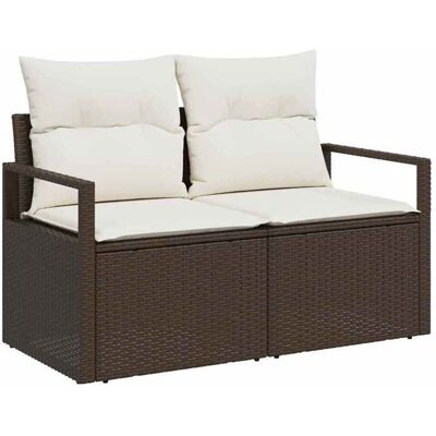 OEM Ensemble De Canapés D'Extérieur - Fafeicy - Modulaire - Marron - Polyrotin Anti-uv - 4 Places - Publicité OEM Ensemble De Canapés D'Extérieur - Fafeicy - Modulaire - Marron - Polyrotin Anti-uv - 4 Places - Publicité