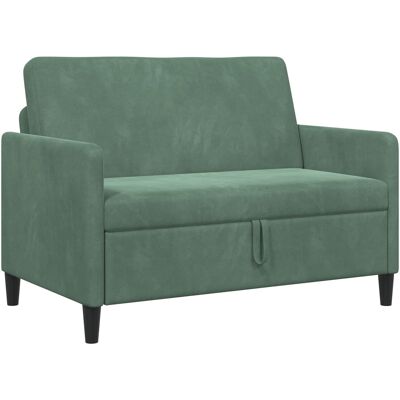 Sofa Avec Rangement Vert Mer 122 X 78 X 87 Cm Polyester Vidaxl - Publicité Sofa Avec Rangement Vert Mer 122 X 78 X 87 Cm Polyester Vidaxl - Publicité
