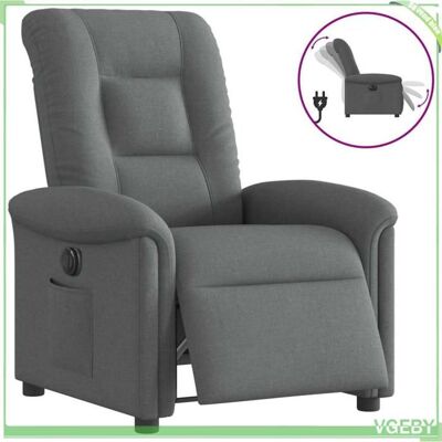 OEM Fauteuil Inclinable Électrique - 7291712427503 - Gris Foncé - Tissu - Inclinaison 135° Motorisé - Publicité OEM Fauteuil Inclinable Électrique - 7291712427503 - Gris Foncé - Tissu - Inclinaison 135° Motorisé - Publicité
