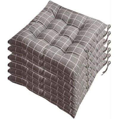 OEM Lot De 6 Galettes De Chaise 40x40, Coussin Décoratif Coussin Coussin De Chaise Coussins De Jardin 12 Surpiqûres En Un Motifs Différents, Polyester (a)..debuns - Publicité OEM Lot De 6 Galettes De Chaise 40x40, Coussin Décoratif Coussin Coussin De Chaise Coussins De Jardin 12 Surpiqûres En Un Motifs Différents, Polyester (a)..debuns - Publicité