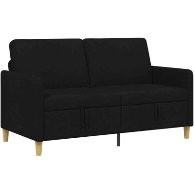 Sofa Avec Rangement Noir 152 X 78 X 87 Cm Polyester Vidaxl - Publicité Sofa Avec Rangement Noir 152 X 78 X 87 Cm Polyester Vidaxl - Publicité