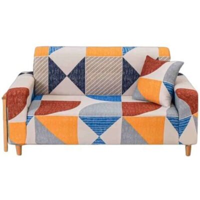 OEM Housse De Canapé Extensible Double Avec Accoudoirs - Motif Géométrique Moderne, Coloris Jaune Et Bleu, Protège Efficacement Le Canapé, Facile À Nettoyer Et Crée Un Salon Élégant.-crezuo - Publicité OEM Housse De Canapé Extensible Double Avec Accoudoirs - Motif Géométrique Moderne, Coloris Jaune Et Bleu, Protège Efficacement Le Canapé, Facile À Nettoyer Et Crée Un Salon Élégant.-crezuo - Publicité