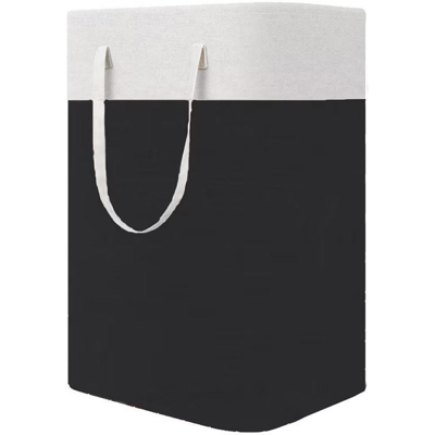 OEM Sac De Rangement Pliable En Tissu, En Coton Et Lin, Noir, 40 X 30 X 60 Cm - Publicité OEM Sac De Rangement Pliable En Tissu, En Coton Et Lin, Noir, 40 X 30 X 60 Cm - Publicité