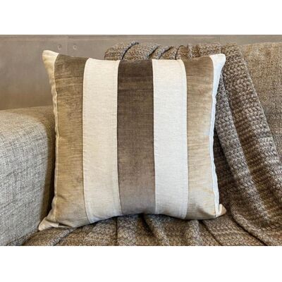 OEM Taies D'Oreiller En Velours Homecentric 35,5 X 35,5 Cm, Marron, Lot De 2, Coussins De Canapé Patchwork À Rayures, Style Moderne - Publicité OEM Taies D'Oreiller En Velours Homecentric 35,5 X 35,5 Cm, Marron, Lot De 2, Coussins De Canapé Patchwork À Rayures, Style Moderne - Publicité