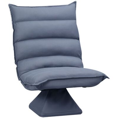 OEM Fauteuil Pivotant En Similicuir Avec Dossier Inclinable, Cadre En Acier, Couleur Grise, Dimensions 62x70x95 Cm - Publicité OEM Fauteuil Pivotant En Similicuir Avec Dossier Inclinable, Cadre En Acier, Couleur Grise, Dimensions 62x70x95 Cm - Publicité
