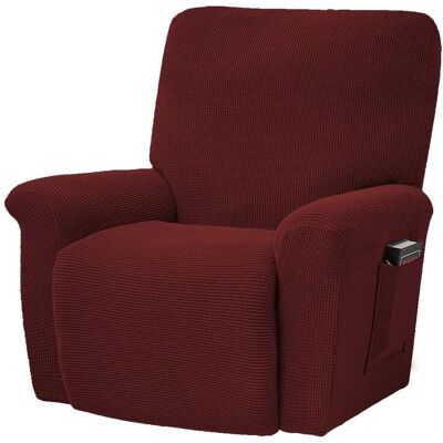 HERUSI Housse De Fauteuil Inclinable, Housse Pour Fauteuil Tv, Housse De Fauteuil Inclinable Avec Poche, Protection Pour Fauteuil, Lot De 4 - Publicité HERUSI Housse De Fauteuil Inclinable, Housse Pour Fauteuil Tv, Housse De Fauteuil Inclinable Avec Poche, Protection Pour Fauteuil, Lot De 4 - Publicité