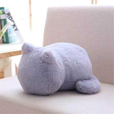 BRINSEA Coussin Chat En Peluche Cadeau D'Anniversaire Doux Confortable Pour Voiture Bureau Enfants (gris) - Publicité BRINSEA Coussin Chat En Peluche Cadeau D'Anniversaire Doux Confortable Pour Voiture Bureau Enfants (gris) - Publicité