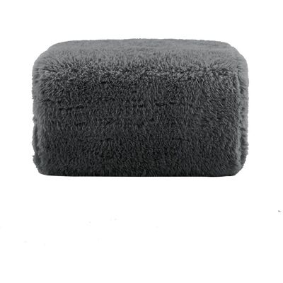 OEM Pouf En Peluche Grise - Publicité OEM Pouf En Peluche Grise - Publicité