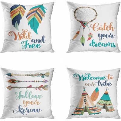 OEM Lot De 4 Taies D'Oreiller Carrées (50 X 50 Cm). Bienvenue Dans Notre Collection De Taies D'Oreiller Tribal Home Decor Idéales Pour Canapés, Lits Et Banquettes. Publicité OEM Lot De 4 Taies D'Oreiller Carrées (50 X 50 Cm). Bienvenue Dans Notre Collection De Taies D'Oreiller Tribal Home Decor Idéales Pour Canapés, Lits Et Banquettes. Publicité