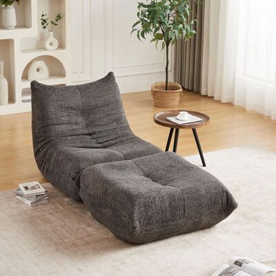 OEM Canapé Togo En Chenille Avec Repose-pieds, Fauteuil De Sol, Fauteuil D'Appoint Sans Accoudoirs, Pouf, Fauteuil De Cheminée Style Togo Avec Mousse À Mémoire De Forme, Canapé De Sol Confortable Pour Sal - Publicité OEM Canapé Togo En Chenille Avec Repose-pieds, Fauteuil De Sol, Fauteuil D'Appoint Sans Accoudoirs, Pouf, Fauteuil De Cheminée Style Togo Avec Mousse À Mémoire De Forme, Canapé De Sol Confortable Pour Sal - Publicité