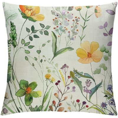 OEM Ensemble De Housses De Coussins À Motifs Floraux Jaunes – Motif Papillon Et Feuille, En Lin, Convient Aux Canapés, Vérandas Et À L'Extérieur – Compatible Avec Les Coussins De Taille Standard. Publicité OEM Ensemble De Housses De Coussins À Motifs Floraux Jaunes – Motif Papillon Et Feuille, En Lin, Convient Aux Canapés, Vérandas Et À L'Extérieur – Compatible Avec Les Coussins De Taille Standard. Publicité