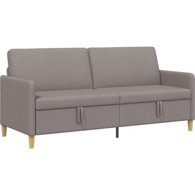 Sofa Avec Rangement Taupe 192 X 78 X 87 Cm Polyester Vidaxl - Publicité Sofa Avec Rangement Taupe 192 X 78 X 87 Cm Polyester Vidaxl - Publicité
