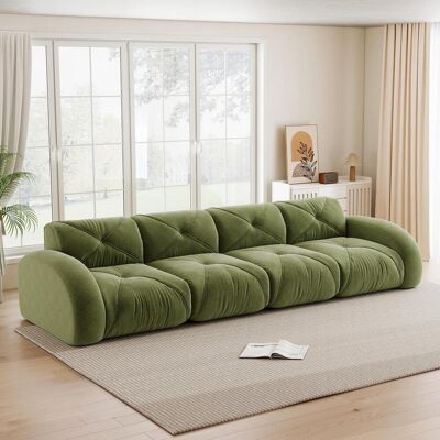 OEM Canapé Sans Cadre, Canapé Modulaire Extra-large Quatre Places, Tissu Chenille Confortable, Adapté Au Salon, Conception Antidérapante, Aucun Assemblage Requis, Écologique. Publicité OEM Canapé Sans Cadre, Canapé Modulaire Extra-large Quatre Places, Tissu Chenille Confortable, Adapté Au Salon, Conception Antidérapante, Aucun Assemblage Requis, Écologique. Publicité