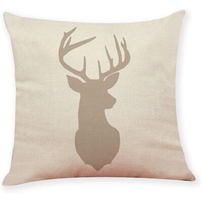 OEM Housse De Coussin Noël 45x45 Cm Motif Tête De Cerf Rouge Et « Joyeux Noël », Décoration Scandinave Pour Canapé, Lit Ou Salon - Publicité OEM Housse De Coussin Noël 45x45 Cm Motif Tête De Cerf Rouge Et « Joyeux Noël », Décoration Scandinave Pour Canapé, Lit Ou Salon - Publicité