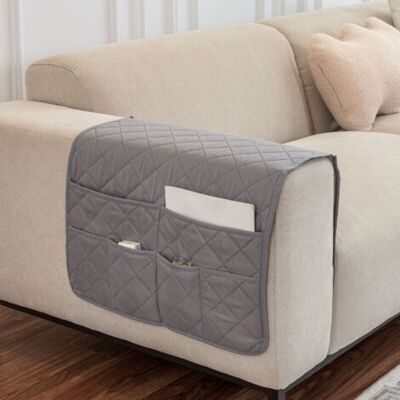 OEM Royaluxe-housse D'Accoudoir De Canapé,housse De Fauteuil Antidérapante Matelassée,organiseur De Rangement Imperméable Avec 6 Poches (gris) - Publicité OEM Royaluxe-housse D'Accoudoir De Canapé,housse De Fauteuil Antidérapante Matelassée,organiseur De Rangement Imperméable Avec 6 Poches (gris) - Publicité