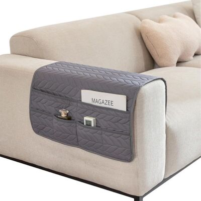 Vision Organisateur De Canapé, Sac De Rangement Pour Fauteuil, Antidérapant, Avec 6 Poches Pour Télécommande, Téléphone, Livre, Magazine, Tablette - Publicité Vision Organisateur De Canapé, Sac De Rangement Pour Fauteuil, Antidérapant, Avec 6 Poches Pour Télécommande, Téléphone, Livre, Magazine, Tablette - Publicité