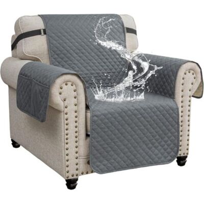 SCORPIO Housse De Canapé - Imperméable - 1 Places - 4 Poches Latérales - Antidérapante - Lavable - Gris Foncé - Riwill Gris Foncé 1 Place - Publicité SCORPIO Housse De Canapé - Imperméable - 1 Places - 4 Poches Latérales - Antidérapante - Lavable - Gris Foncé - Riwill Gris Foncé 1 Place - Publicité