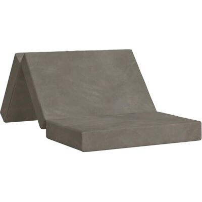 Canapé-lit Pliable 80 X 67 X 45 Cm Gris Clair Vidaxl - Publicité Canapé-lit Pliable 80 X 67 X 45 Cm Gris Clair Vidaxl - Publicité
