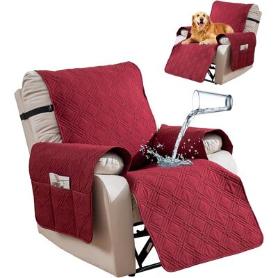 OEM 23in Réversible Fauteuil Couchant Couvercle, Imperméable Fauteuil Couchant Couvercles Avec Poche Lavable Fauteuil Couchant Couvercle Meubles Protecteur Pour Enfants, Animaux De Compagnie, Vin Rouge - Publicité OEM 23in Réversible Fauteuil Couchant Couvercle, Imperméable Fauteuil Couchant Couvercles Avec Poche Lavable Fauteuil Couchant Couvercle Meubles Protecteur Pour Enfants, Animaux De Compagnie, Vin Rouge - Publicité