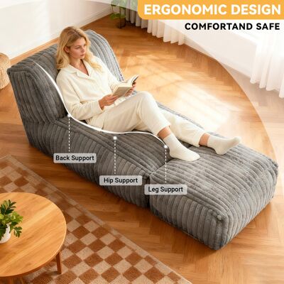 MIDUODUO Modulaire Chaise Lounge Au Sol - Canapé-lit Convertible Pour Une Détente Multi-scène - Publicité MIDUODUO Modulaire Chaise Lounge Au Sol - Canapé-lit Convertible Pour Une Détente Multi-scène - Publicité