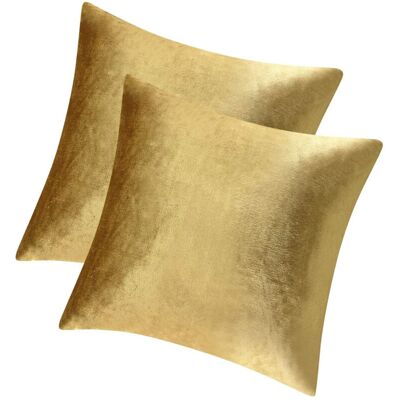 OEM Housses De Coussin Décoratives En Velours Doré Pour Canapé Ou Lit – Lot De 2, 45 X 45 Cm, Élégantes Et Douces - Publicité OEM Housses De Coussin Décoratives En Velours Doré Pour Canapé Ou Lit – Lot De 2, 45 X 45 Cm, Élégantes Et Douces - Publicité
