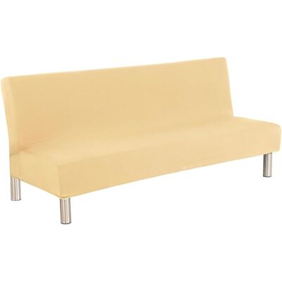 OEM 1 Housse Clic Clac Extensible 3 Places, Tissu -doux Polyester, Pour Canapé Sans Accoudoirs 180-210cm, Salon-dou - Publicité OEM 1 Housse Clic Clac Extensible 3 Places, Tissu -doux Polyester, Pour Canapé Sans Accoudoirs 180-210cm, Salon-dou - Publicité