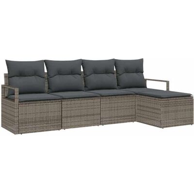OEM Ensemble De Canapés - Fafeicy - Modulaire - Gris - Polyrotin - Résistant Aux Uv - Publicité OEM Ensemble De Canapés - Fafeicy - Modulaire - Gris - Polyrotin - Résistant Aux Uv - Publicité