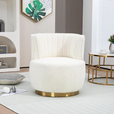OEM Fauteuil Pivotant Moderne À 360°, Fauteuil Pivotant Rond, Revêtement En Velours Doux Effet Peluche, Dossier Confortable, Structure Robuste, Fauteuil De Salon, Fauteuil Baquet, Convient Au Salon, À La - Publicité OEM Fauteuil Pivotant Moderne À 360°, Fauteuil Pivotant Rond, Revêtement En Velours Doux Effet Peluche, Dossier Confortable, Structure Robuste, Fauteuil De Salon, Fauteuil Baquet, Convient Au Salon, À La - Publicité