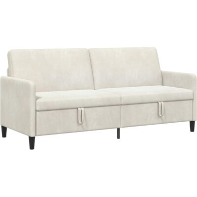 Sofa Avec Rangement Crème 192 X 78 X 87 Cm Polyester Vidaxl - Publicité Sofa Avec Rangement Crème 192 X 78 X 87 Cm Polyester Vidaxl - Publicité