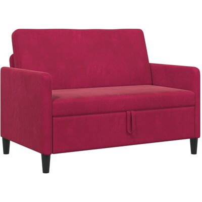 Sofa Avec Rangement Bordeaux 122 X 78 X 87 Cm Polyester Vidaxl - Publicité Sofa Avec Rangement Bordeaux 122 X 78 X 87 Cm Polyester Vidaxl - Publicité