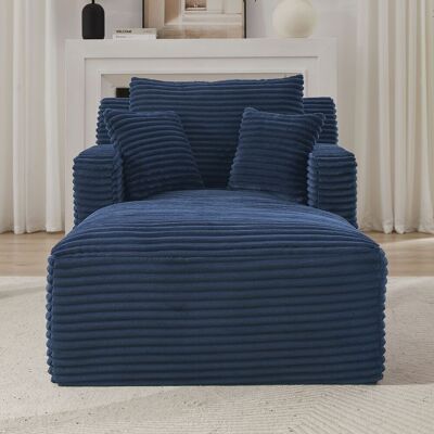 ACKERMAN Canapé Chaise Longue Moderne En Tissu Cord, Canapé-lit Confortable / Fauteuil Relax Sans Montage, Fauteuil Inclinable Pour Salon, Bureau Et Appartement - Publicité ACKERMAN Canapé Chaise Longue Moderne En Tissu Cord, Canapé-lit Confortable / Fauteuil Relax Sans Montage, Fauteuil Inclinable Pour Salon, Bureau Et Appartement - Publicité