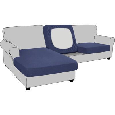 OEM Housse De Coussin Extensible De Canapé Housse De Protection Pour Meubles Housse De Siège De Canapé Couvre Pour Canapé Protege De Meubles Antipoussière (2 Places,bleu Marine)-dou - Publicité OEM Housse De Coussin Extensible De Canapé Housse De Protection Pour Meubles Housse De Siège De Canapé Couvre Pour Canapé Protege De Meubles Antipoussière (2 Places,bleu Marine)-dou - Publicité