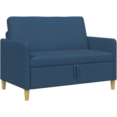 Sofa Avec Rangement Bleu 122 X 78 X 87 Cm Polyester Vidaxl - Publicité Sofa Avec Rangement Bleu 122 X 78 X 87 Cm Polyester Vidaxl - Publicité