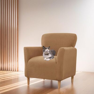 Vision Housse De Fauteuil Tricotée Ultra-extensible Avec Accoudoirs, Housse De Protection Pour Canapé Et Fauteuil De Salon Contre Les Taches Et Les Cheveux, Facile À Installer - Publicité Vision Housse De Fauteuil Tricotée Ultra-extensible Avec Accoudoirs, Housse De Protection Pour Canapé Et Fauteuil De Salon Contre Les Taches Et Les Cheveux, Facile À Installer - Publicité
