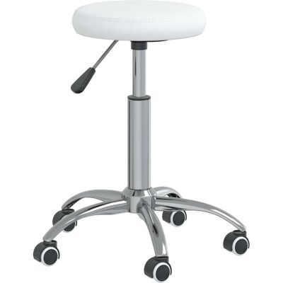 DESIGN IN Tabouret De Massage Similicuir Blanc - Publicité DESIGN IN Tabouret De Massage Similicuir Blanc - Publicité