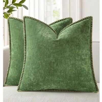 Vision Lot De 2 Housses De Coussin Décoratives En Velours Chenille Doux Pour L'Automne 45 X 45 Cm Avec Bord Cousu Pour Canapé-lit, Décoration D'Intérieur, Motif Elfe De La Forêt. Publicité Vision Lot De 2 Housses De Coussin Décoratives En Velours Chenille Doux Pour L'Automne 45 X 45 Cm Avec Bord Cousu Pour Canapé-lit, Décoration D'Intérieur, Motif Elfe De La Forêt. Publicité