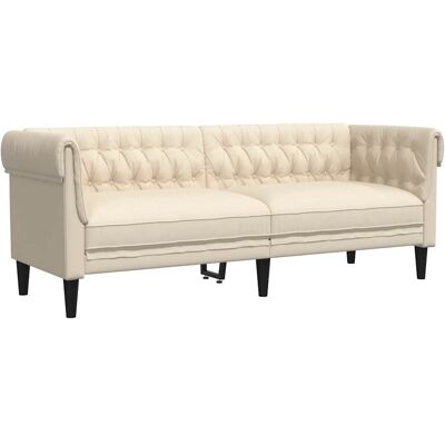 DESIGN IN Canapé Sofa Chesterfield 3 Places Lin - Publicité DESIGN IN Canapé Sofa Chesterfield 3 Places Lin - Publicité