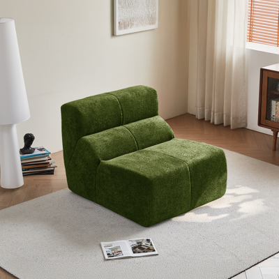 ACKERMAN Fauteuil Individuel De Luxe En Velours Nuage Doux, Parfait Pour Salon, Bureaux Et Petits Appartements - Publicité ACKERMAN Fauteuil Individuel De Luxe En Velours Nuage Doux, Parfait Pour Salon, Bureaux Et Petits Appartements - Publicité