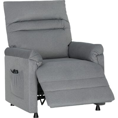 OEM Fauteuil Inclinable, Fauteuil Tv Avec Fonction Inclinable, Chauffage Lombaire, 2 Télécommandes, Port Usb, Moteur Silencieux, Gris - Publicité OEM Fauteuil Inclinable, Fauteuil Tv Avec Fonction Inclinable, Chauffage Lombaire, 2 Télécommandes, Port Usb, Moteur Silencieux, Gris - Publicité