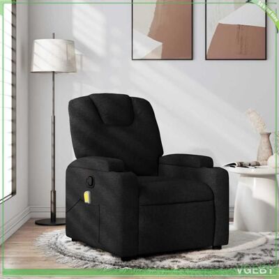 OEM Fauteuil Inclinable De Massage - 3205514 - Tissu Noir - Massage Vibrations 6 Points - 110 Kg - Publicité OEM Fauteuil Inclinable De Massage - 3205514 - Tissu Noir - Massage Vibrations 6 Points - 110 Kg - Publicité