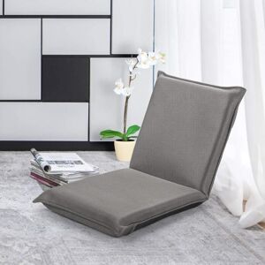 Chaise de Sol Pliable, Tatami Inclinable en 6 Position, Idéal pour Chambre, Salon, Bureau, 44 x 54,5 x 53,5 cm (l x l x h) - Costway - Publicité