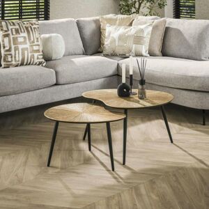 PIER IMPORT Table Basse Organique, Feuille De Ginkgo Stylisée (lot De 2) Ralf - Publicité PIER IMPORT Table Basse Organique, Feuille De Ginkgo Stylisée (lot De 2) Ralf - Publicité