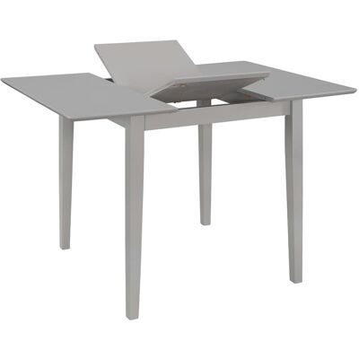 Maison Exclusive - Table À Dîner Extensible Gris (80-120) X 80 X 74 Cm Mdf - Publicité Maison Exclusive - Table À Dîner Extensible Gris (80-120) X 80 X 74 Cm Mdf - Publicité