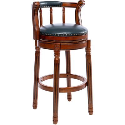 OEM Lot De 2 Tabourets De Bar En Cuir Avec Dossier, Pivotants 360°, Structure Bois, Hauteur Bar, Style Moderne - Publicité OEM Lot De 2 Tabourets De Bar En Cuir Avec Dossier, Pivotants 360°, Structure Bois, Hauteur Bar, Style Moderne - Publicité