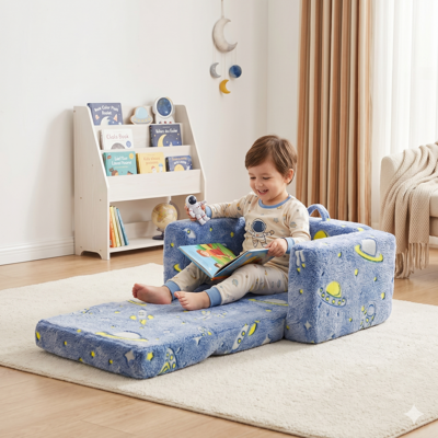 ACKERMAN Chaise Pliable Pour Tout-petit, Canapé D'Enfant Pelucheux Lumineux (dépliable), Fauteuil De Repos Confortable Pour Filles Et Garçons - Publicité ACKERMAN Chaise Pliable Pour Tout-petit, Canapé D'Enfant Pelucheux Lumineux (dépliable), Fauteuil De Repos Confortable Pour Filles Et Garçons - Publicité