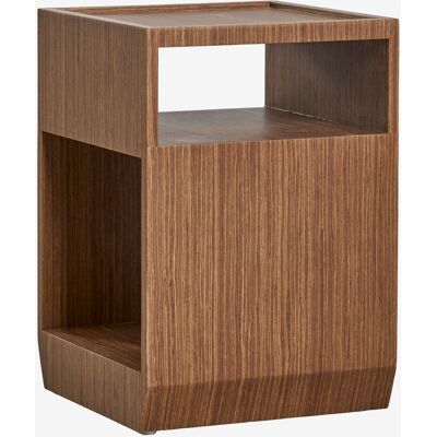 Table D'Appoint Carrée 35x35 Cm En Mdf Et Placage Brisbane Sklum - Publicité Table D'Appoint Carrée 35x35 Cm En Mdf Et Placage Brisbane Sklum - Publicité