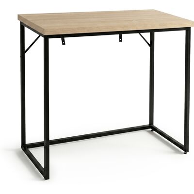 AKORD Table Console Style Loft Origo 90 Cm Chêne Sonoma Pieds Noirs - Publicité AKORD Table Console Style Loft Origo 90 Cm Chêne Sonoma Pieds Noirs - Publicité